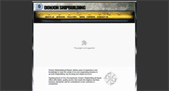 Desktop Screenshot of donjonshipbuilding.com